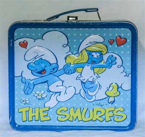 smurfs lunchbox